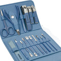 2023 NEW Manicure Set Professional Nail Clippers Pedicure Kit 16 Pcs Stainless Steel Nail Care Tools