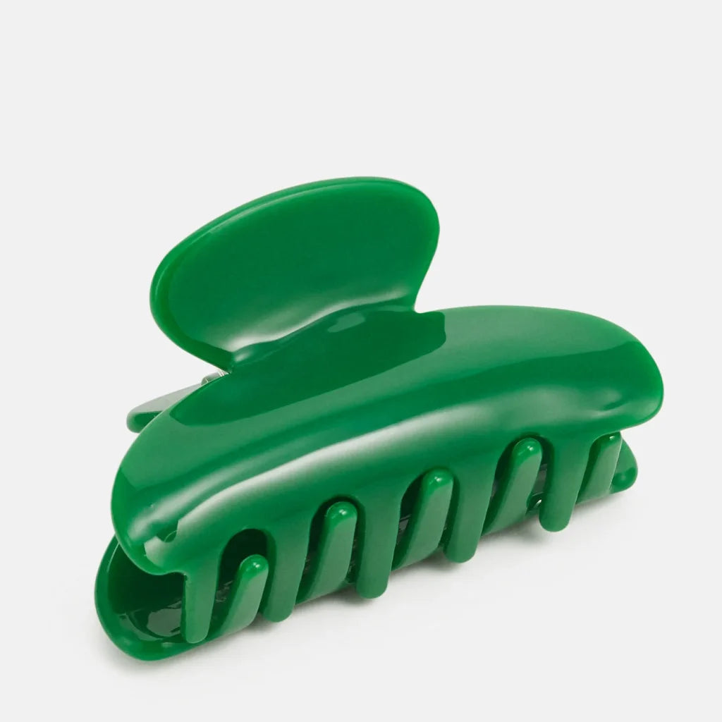 YHJ Wholesale Hair Claw Clips Unbroken Eco-friendly Acetate Hair Claw 10.5 CM Large Solid Color Hair Claw Customize logo