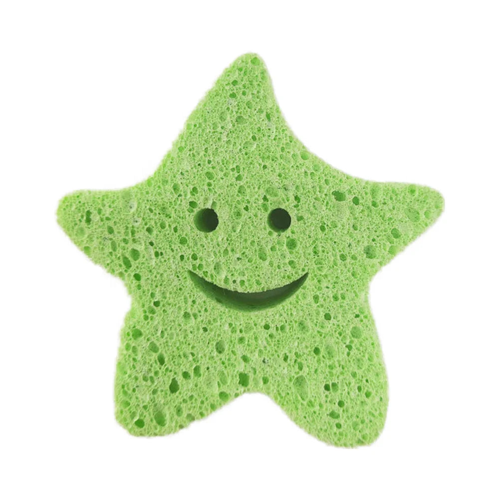 Woxin Cute Animal-Shaped Soft Natural Bath Sponge Fun Shower Body Cleaning Sponges for Baby Kids Infants Toddlers
