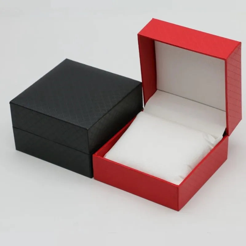 Luxury Leather Storage Box Travel Single Watch Case