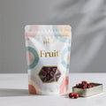 Custom logo Printed Healthy Food Grade Plastic Stand up Packing Bags for Strawberry Freeze Dried Fruit Bag with Window
