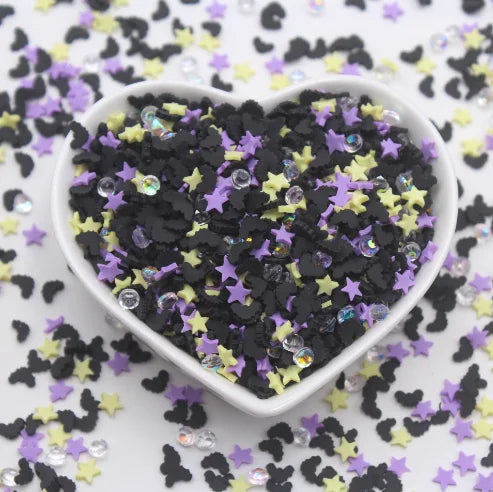 Bulk 5MM Peppermint Christmas Sugar Sprinkles Mixed Color PET Glitter Non-toxic Slices Slime Handcraft DIY Minimum Order 1kg