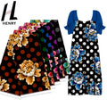 Factory Manufacturer Polka Dot Large Flower Pattern Design Pacific Islander Print Fabric for Dress