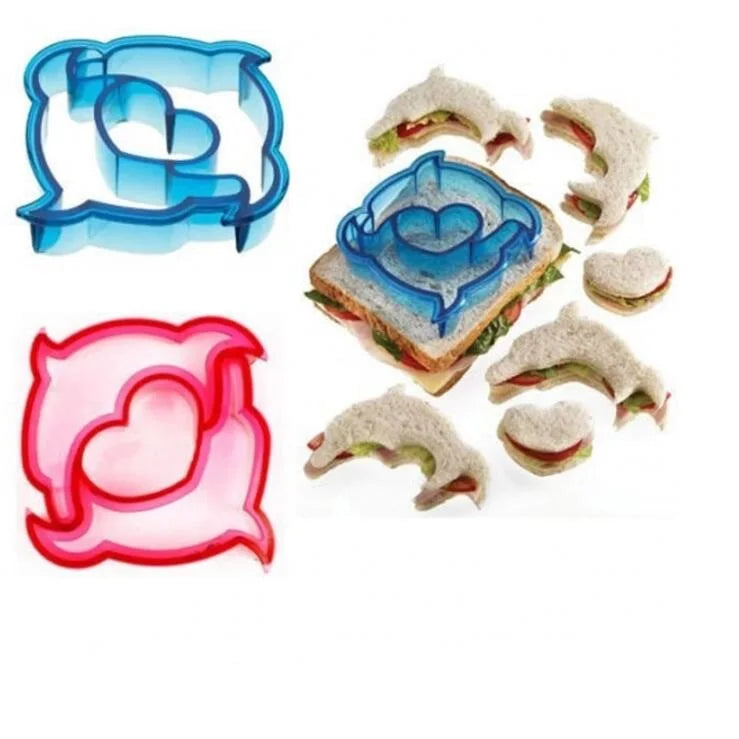 Orealmi 2023 Cute Animal Vehicle Sandwich Cookie Bread Cutters Decorative Bento Tool Utensils for Children Kids