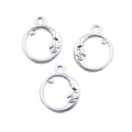 Jewelry Accessories Moon Star 20x16MM Charms Antique Silver Color Pendants Making DIY Handmade Jewelry