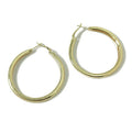 Thick Fashion Alloy  Lightweight Hoop Earrings Exaggerated Punk Gold Hoop Earrings For Women Charm Round Earrings Party Jewelry