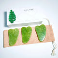 HZ Facial Gua Sha Facial Gua Sha Tools Jade Stone Board Xiuyan Jade Guasha Plate for Beauty
