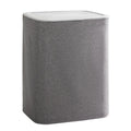 Foldable Polyester Storage Basket with Lid Household Bathroom Dirty Clothes Basket Floor-Standing Foldable Laundry Baskets