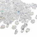 Clear Acrylic Stone Small Size Crushed Ice Cube Rainbow Plated Plastic Gems for Valentine Vases Fillers Table Scatter Decoration