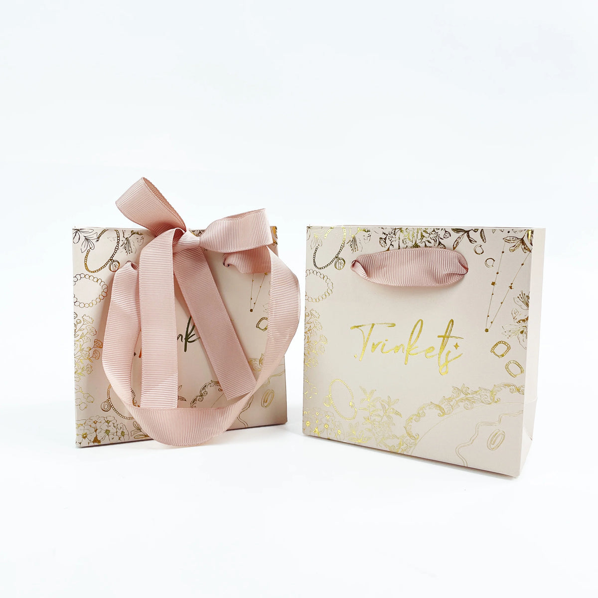 Custom Logo Printed Luxury High End White Paper Jewelry Clothing Packaging Gift Shopping Bag