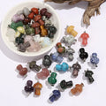 Wholesale Natural Gem Stone Quartz Crystal Agate Mushroom Pendant for Charms DIY Jewelry Making Necklace Accessories (SZ125)