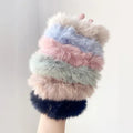 Autumn and Winter INS Fashion Warm Plush Hair Scrunchies Sweet High End Wholesale Plush Scrunchies Plush Animal Scrunchy 2021