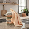 Custom Logo Coral Fleece Cloth Super Absorbent Non-Stick Oil Fast Drying Towel for Kitchen Glass Cleaning Washable