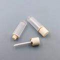 Luxury Frosted Liquid Lipstick Tube Custom Plastic clear Lipgloss case square Lip Balm Gloss Container