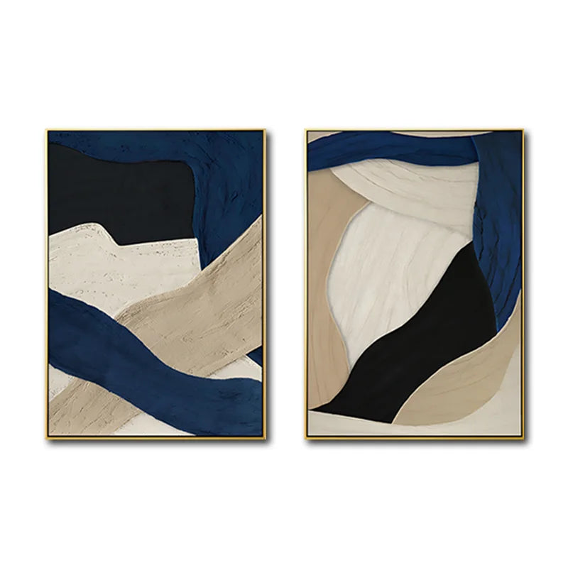 Simple 100% Hand Painted Abstract Oil Painting on Canvas 60x80cm Hotel Home Decoration Wall Art