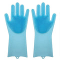 Food Grade Household Cleaning Kitchen Gadgets Scrubber Kitchen Silicone Gloves Dishwashing