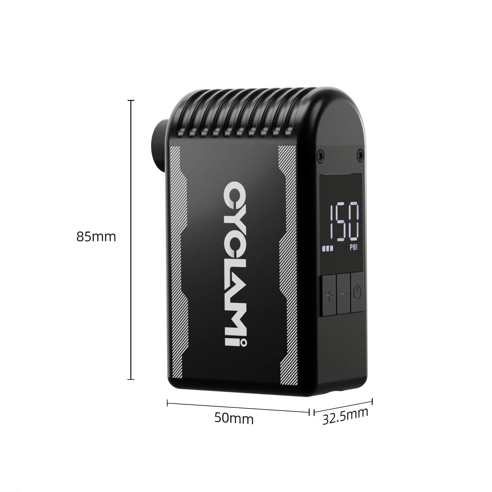 CYCLAMI A2 Max Mini Electric Bike Pump 150PSI High Pressure Air Compressor Pressure Display Inflator for Motorcycle Road Bike