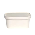 Oem Rectangle Custom Brown Eco-friendly Take Away Fast Packaging Kraft Paper Salad Bowl