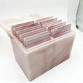 Custom Logo Marble Lash Storage Box with Cover 10 Tray Eyelash Pallet Lid Beauty Tool Salon Use ACrylis Eyelash Tile
