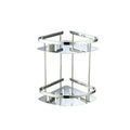 Two Tiers Stainless Steel 304 Bath Corner ShelfBathroom Dual Tier Corner Rack