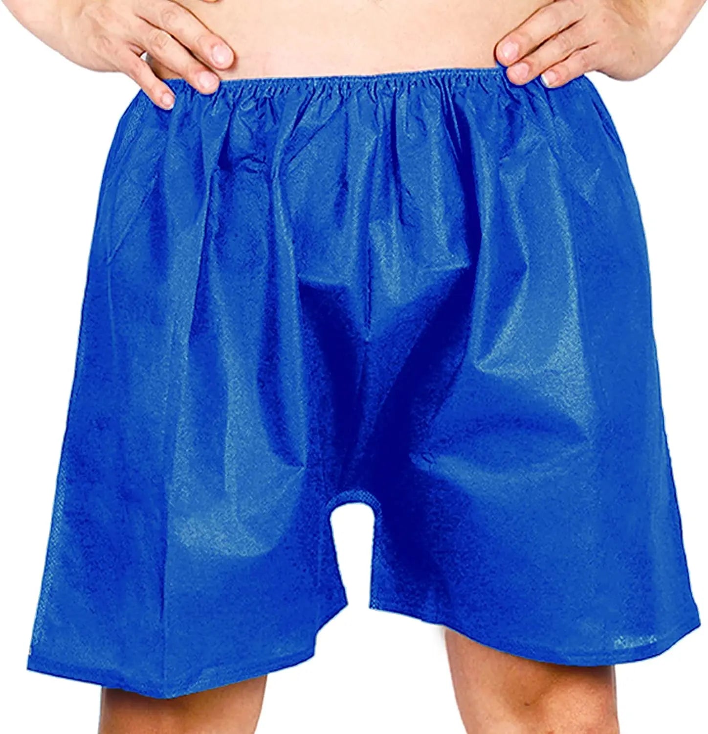 Men's Disposable Spa Shorts Non Woven Salon Male Underwear Disposable Shorts with Elastic Waistband Individually Packed