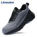 LAnoudun Customizable Microfiber Steel Wire Fabric Mesh Upper Safety Work Boots Unisex PU Plastic Factory Use Autumn Winter