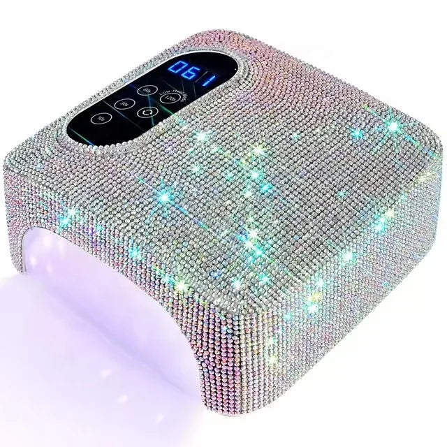 Professional UV LED Nail Lamp 72W Wireless Metal Plastic Wireless Nail Dryer Crystals Professional UV Cabin for Gel Nails Dryer