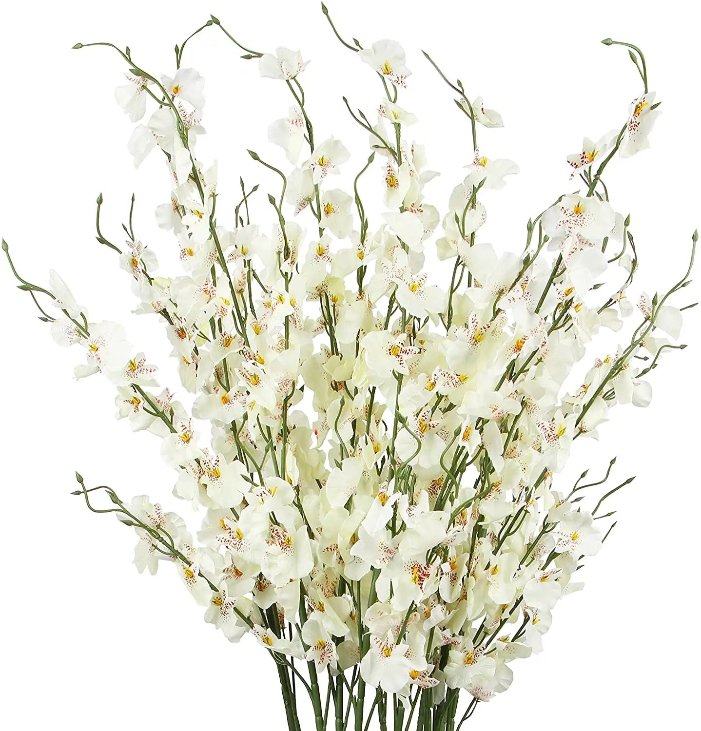 Bulk Artificial Dancing Orchids Flowers Indoor Outdoor Christmas Wedding Home Decor Silk for Indoor Outdoor Christmas