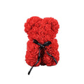 Valentine Mother's Day Gift Wedding Party Decoration 25cm Artificial Flower Rose Bear Foam Teddi Bear with Gift Box