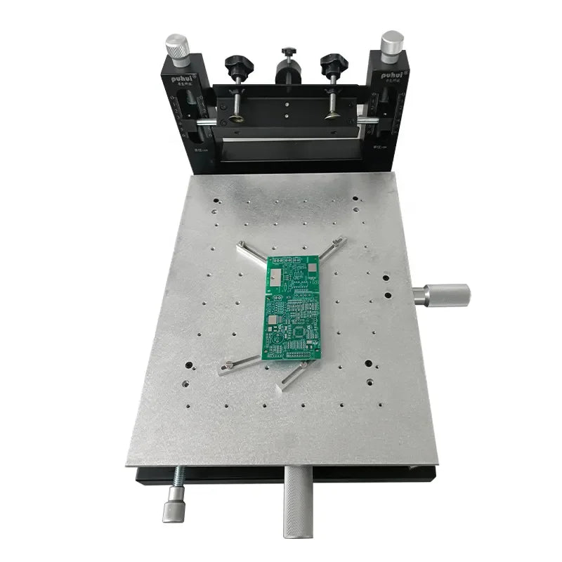 Puhui Stencil Printer 3040 High Precision Manual Solder Paste Printer for PCB Screen Printing