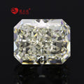 Ready Stock Artificial Gem 4K Synthetic Octagon Cz Gem Stone Crushed Ice Cut Light Yellow Cubic Zirconia Stones