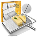 Stainless Steel Adjustable Cheese Slicer Manual Chocolate Butter Chopper Cutter with Scales Cheese Tools