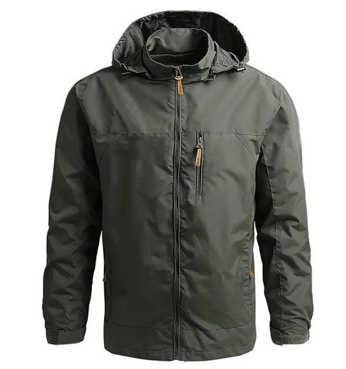 Men Designer Windproof Outwear Big Size Jacket Coat Fashion Waterproof Custom Outdoor Jacket
