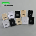 Fast Trading  Woven Size Label XS S M L XL  XXL  for Garment Clothing Woven logo Tag