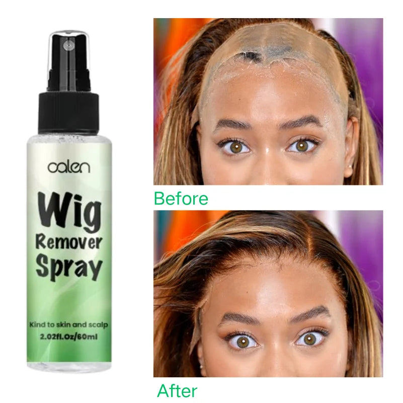 Luxfume OEM ODM 60ML Easy to Clean Protective Lace Wig Melt Glue Remover Spray with No Residue for Front Lace Wig