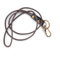 Leather Neck Rope Id Card Badge Wristlet Keychain 15-49cm Leather Lanyard Keychain Holder Mobile Phone Straps Chains Accessories