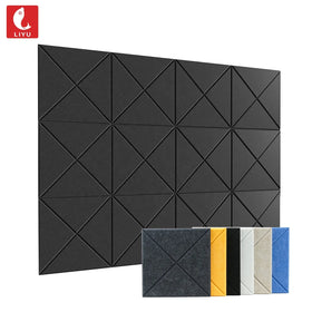 Minimum Order Quantity Self-adhesive Polyester Fibre Acoustic Sound Absorbing Panel for Walls