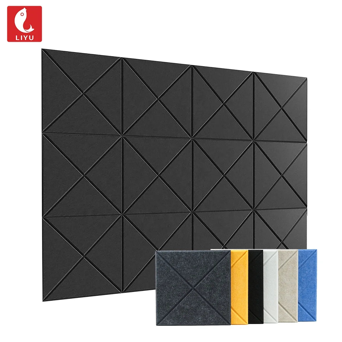 Minimum Order Quantity Self-adhesive Polyester Fibre Acoustic Sound Absorbing Panel for Walls