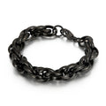 KALEN Personality Hip-hop Stainless Steel Bracelet Men