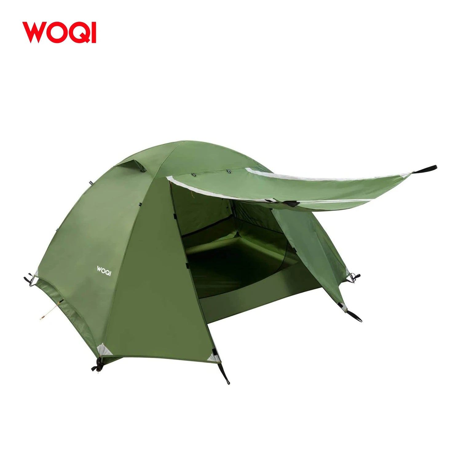 WOQI Outdoor Waterproof Foldable  Automatic Mosquito Net Camping Family Pop up Tent for Beach Hiking