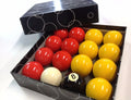Popular Good Quality Red Yellow Billiard Balls 57.2mm Pool Ball Set
