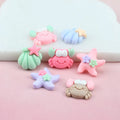 Eco-Friendly Resin Crab Starfish Sea Star Resin Charms for Slime Handmade DIY Mobile Phone Kids Hair Craft Decor