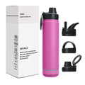 22oz Stainless Steel Music Water Bottle Portable Detachable Music Insulated Tumbler Touch Music Speaker