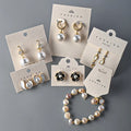 Luxury Jewelry Display Paper Tags Custom Printing Logo Packaging Card for Hoop Earrings
