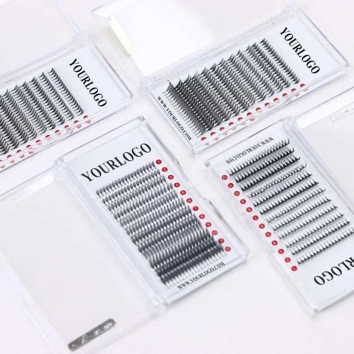 2025 Newest Premium Material Comic Spire Eyelashes Easy Grip Press-on Soft Natural Spire Eyelash