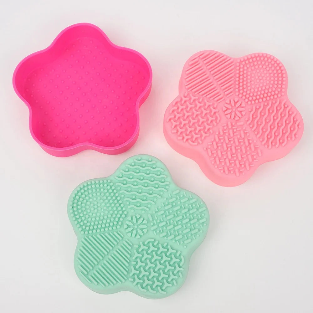 Silicone Mat Make up Brush Cleaner Pad Premium Silicone Private Label Makeup Brush Cleaner Pad