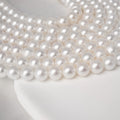 Manufacturer AAAAA Loose Pearl Wholesale Price 8-9mm White Round Natural Freshwater Pearl for Fine Jewelry Making