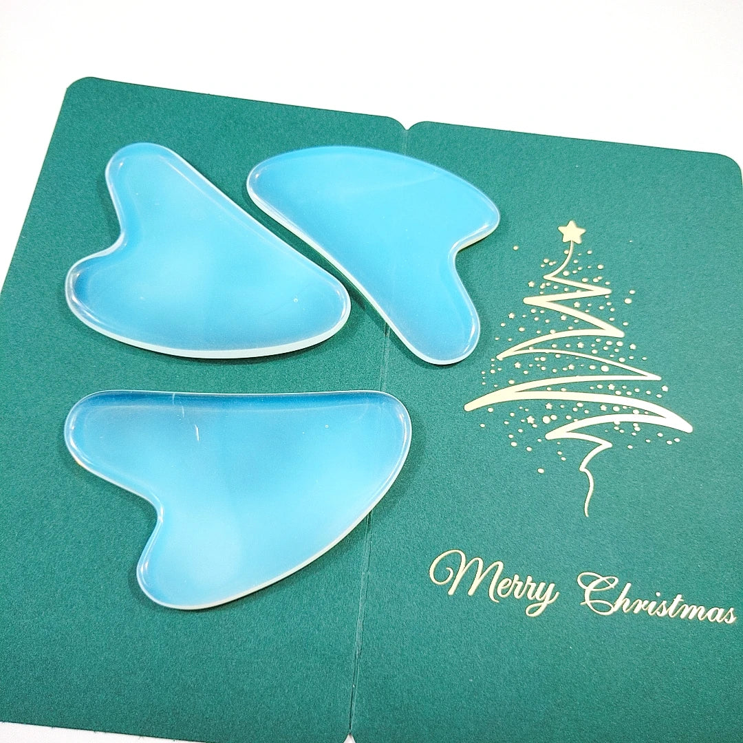 Huiying Opalite type guasha tools gua sha facial heart gua sha