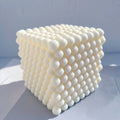 Raindrop Square Candle Mold Geometric Square Silicone Candles Mould Aesthetic Swirl Home Decor