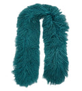 Hot Sale IRWOODS Modern Design Natural Curly Fur Mongolian Lamb Skin Real Tibetan Sheepskin Fur Scarf All Season